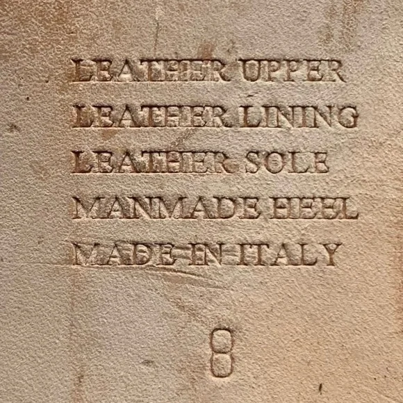 Garnet Hill Womens Shoes Leather Flats Sz 8 Tan Black Suede Cap Toe Italy Chic - Picture 10 of 11